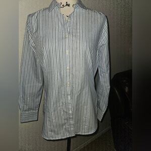 Brooks Brothers Womens Long Sleeve Striped Blouse Size 8